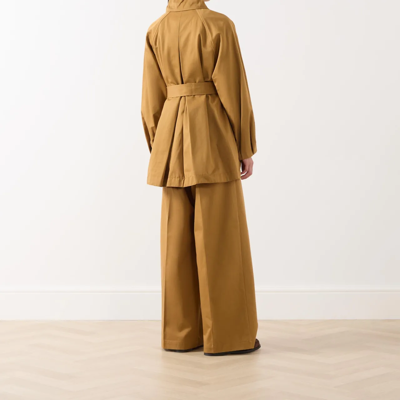 Best Elis Double-Breasted Belted Trench Coat Women Coats & Jackets