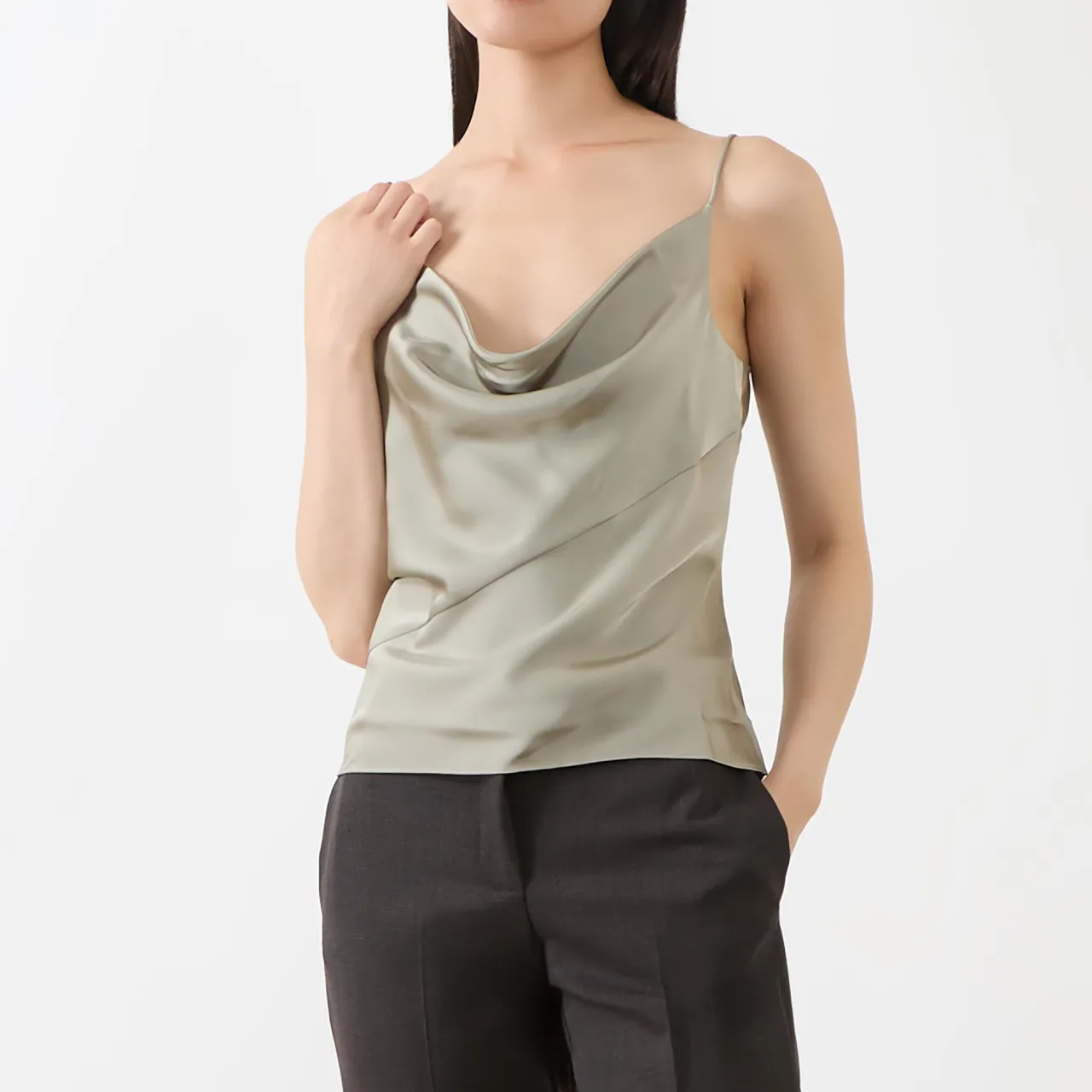 Discount Eliseo Draped Cami Women Tops