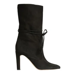 Eliza Tassel-Detail Suede Boots Women Boots