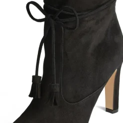 Eliza Tassel-Detail Suede Boots Women Boots