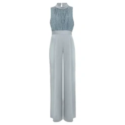 New Eliza Textured Wide Leg Jumpsuit Women Jumpsuits