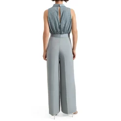 New Eliza Textured Wide Leg Jumpsuit Women Jumpsuits