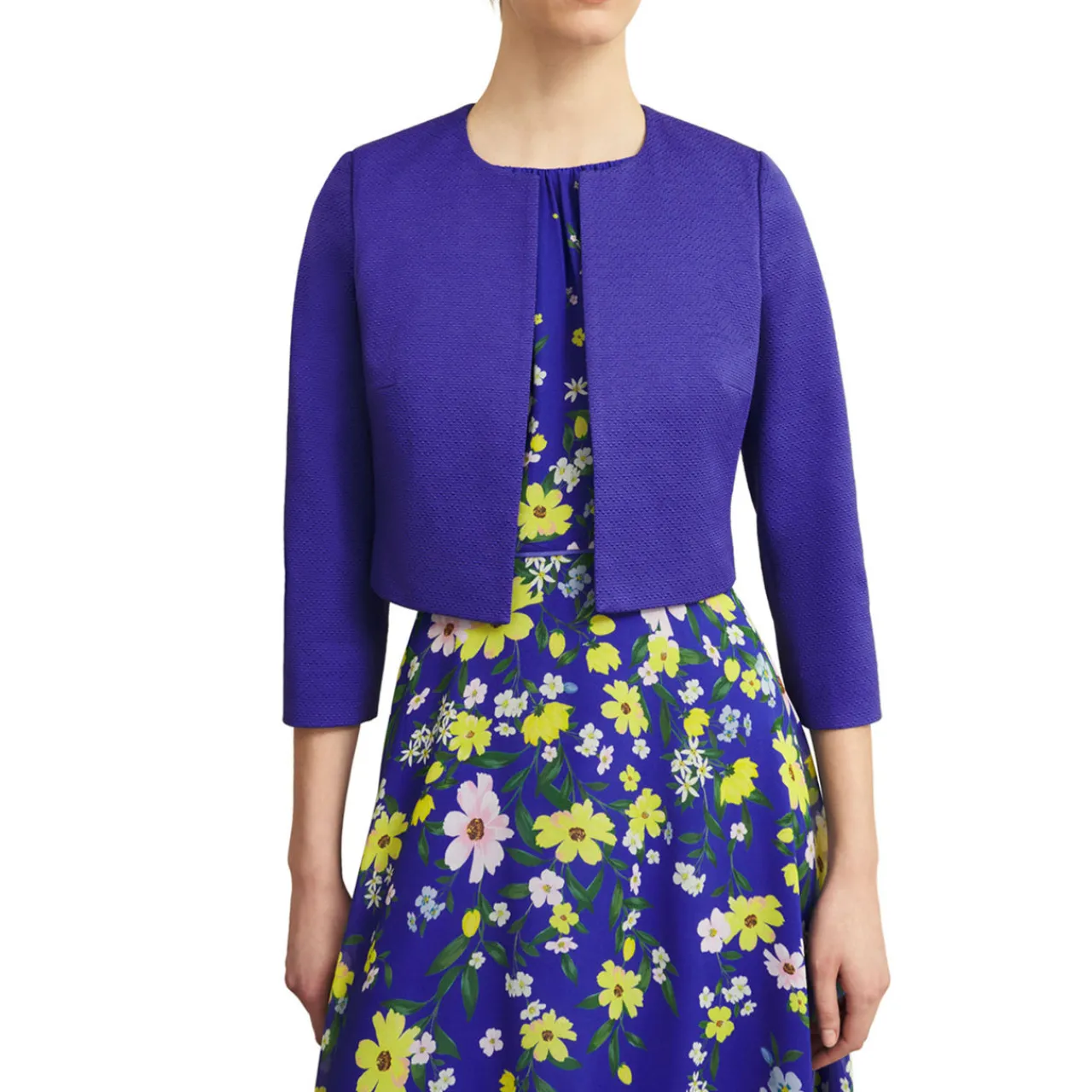 Elize Open Front Cropped Jacket Women Coats & Jackets