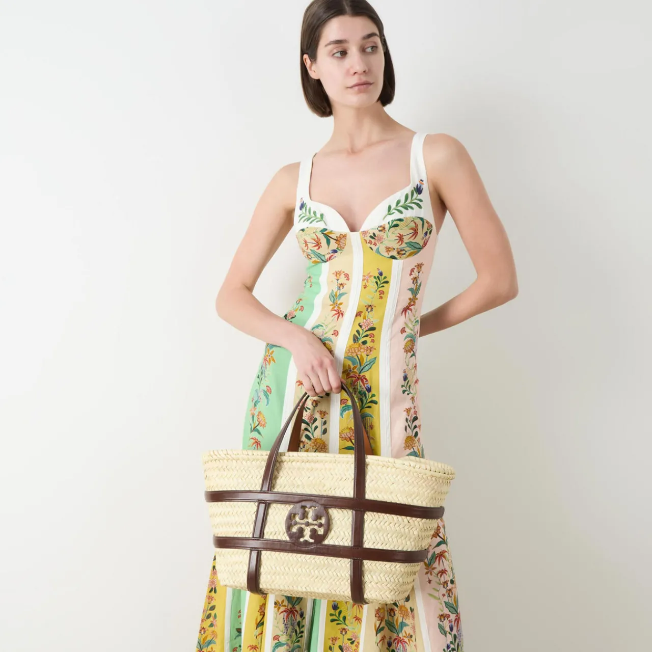Clearance Ella Basket Bag Women Tote Bags