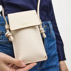 Best Ella Grained Leather Crossbody Phone Pouch Women Wallets