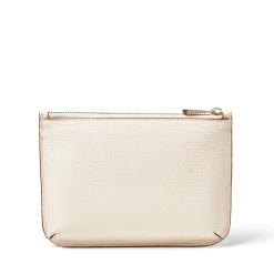 Hot Ella Medium Grained Leather Pouch Women Clutch Bags