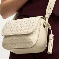 Sale Ella Weave Leather Crossbody Bag Women Crossbody Bags