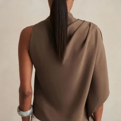 Outlet Elle Draped Top Women Tops