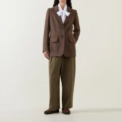 Hot Elm Single Breasted Blazer Women Coats & Jackets