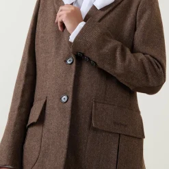 Hot Elm Single Breasted Blazer Women Coats & Jackets