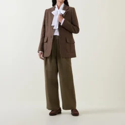 Hot Elm Single Breasted Blazer Women Coats & Jackets