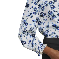 Elspeth Floral Print Blouse Women Tops