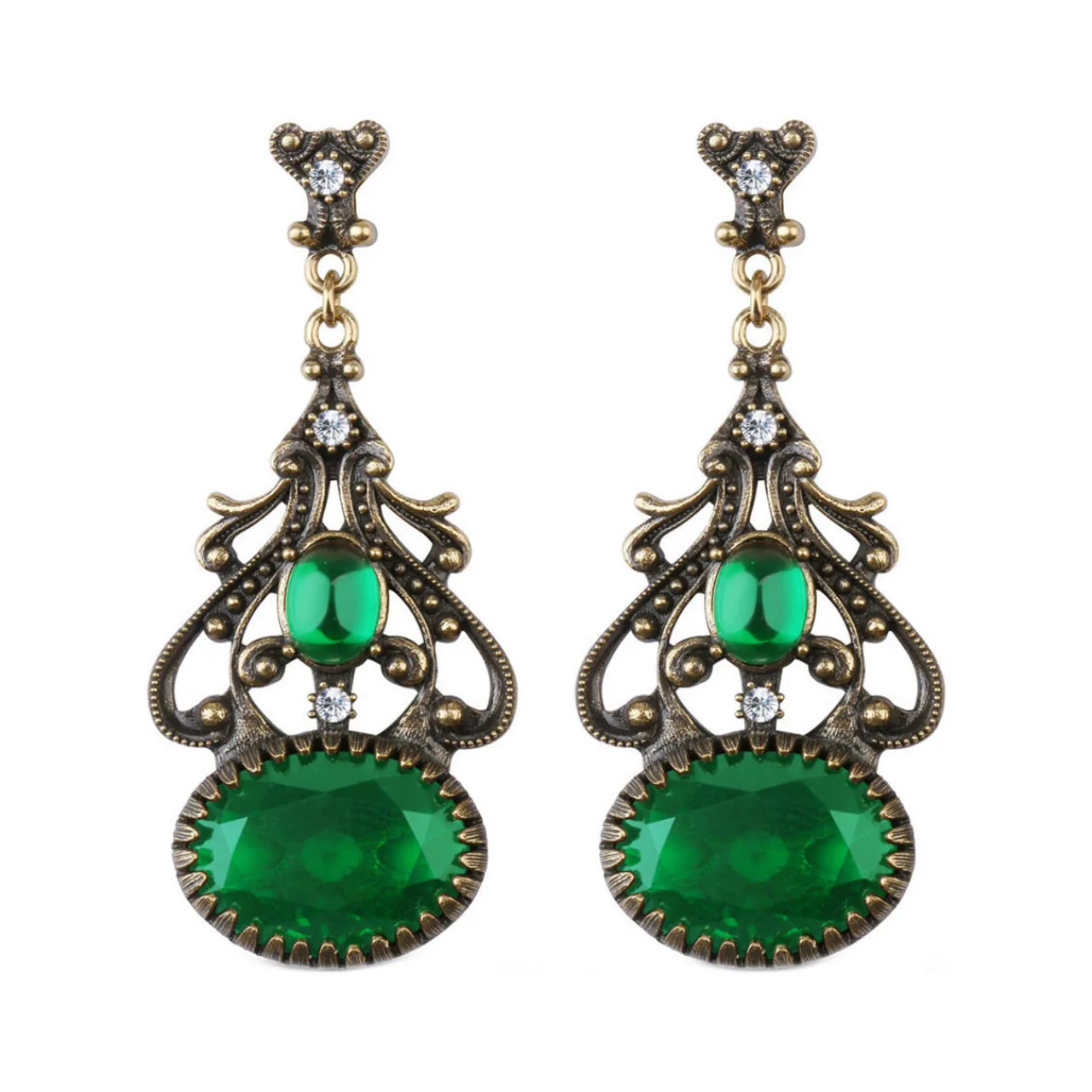 Clearance Embellished Fob Drop Earrings Women Earrings