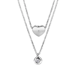Clearance Embellished Heart Pendant Necklace Women Necklaces
