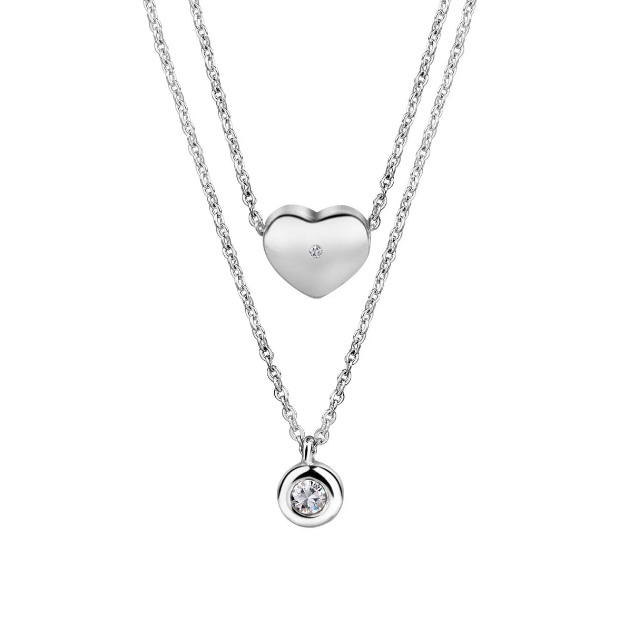 Clearance Embellished Heart Pendant Necklace Women Necklaces