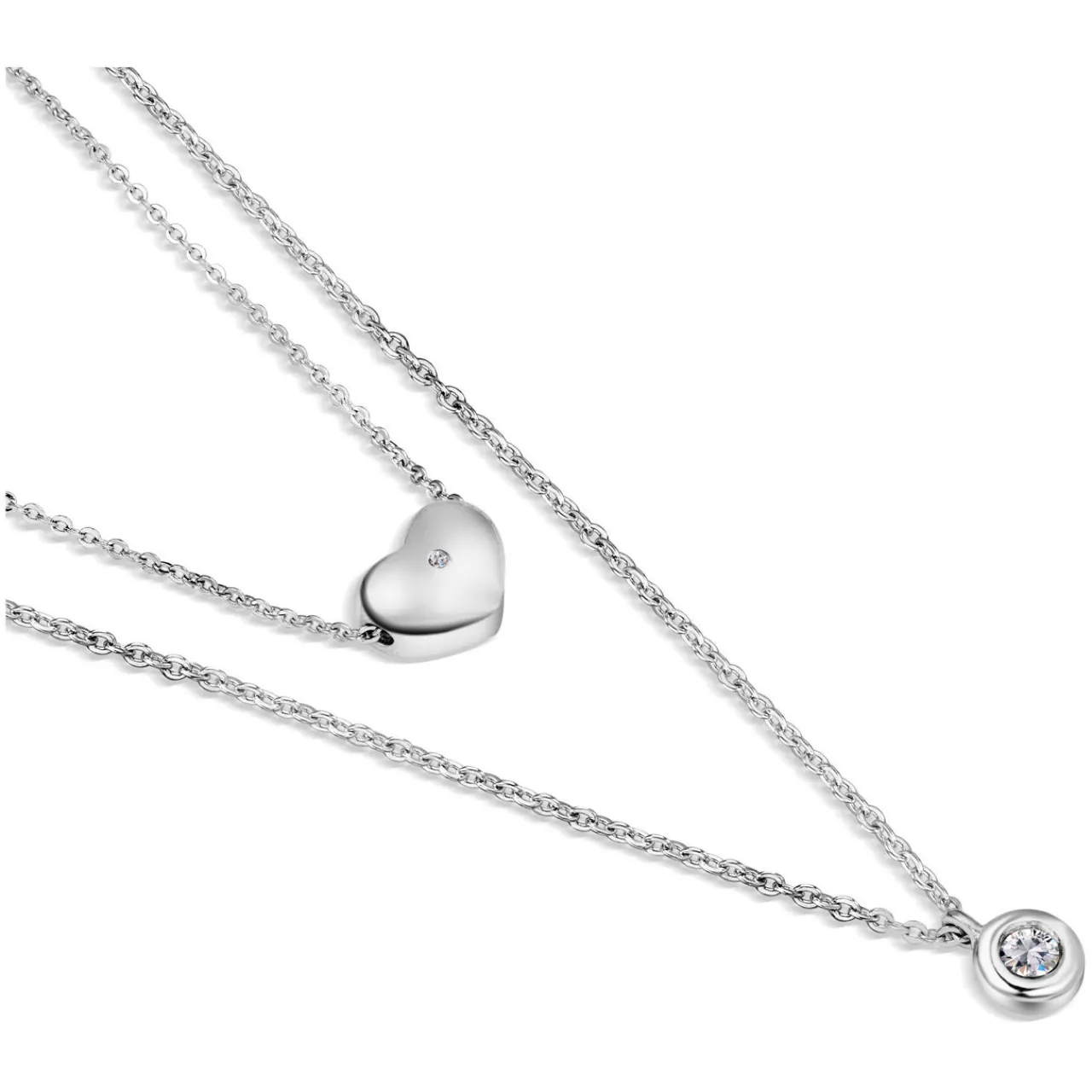 Clearance Embellished Heart Pendant Necklace Women Necklaces