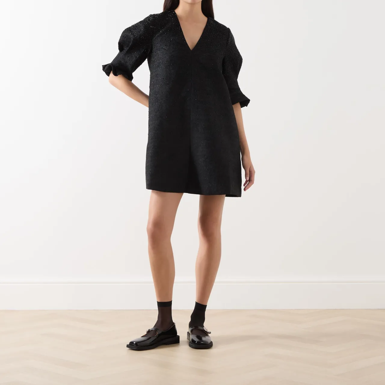 Embellished Jacquard Mini Dress Women Dresses|Mother Of The Bride