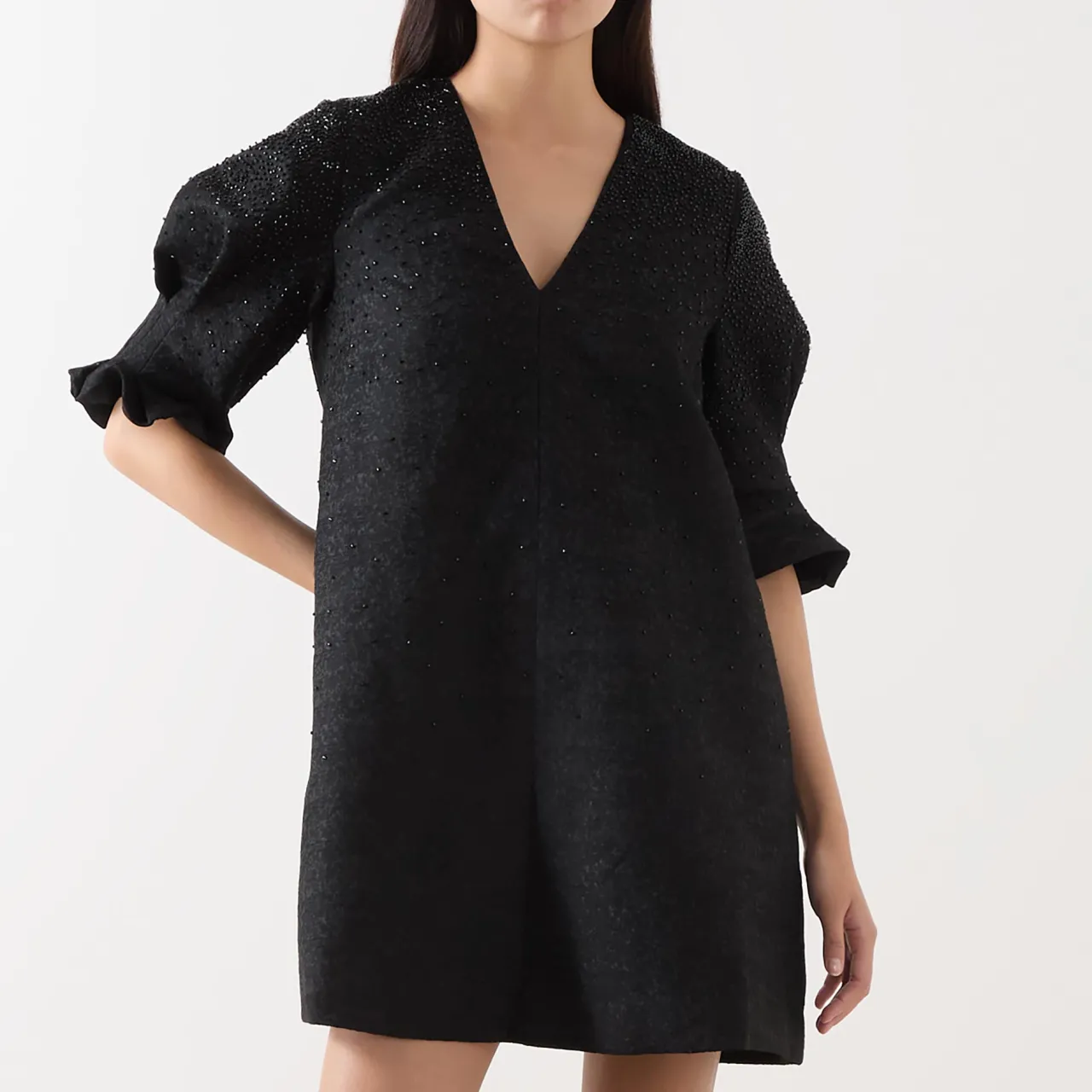 Embellished Jacquard Mini Dress Women Dresses|Mother Of The Bride