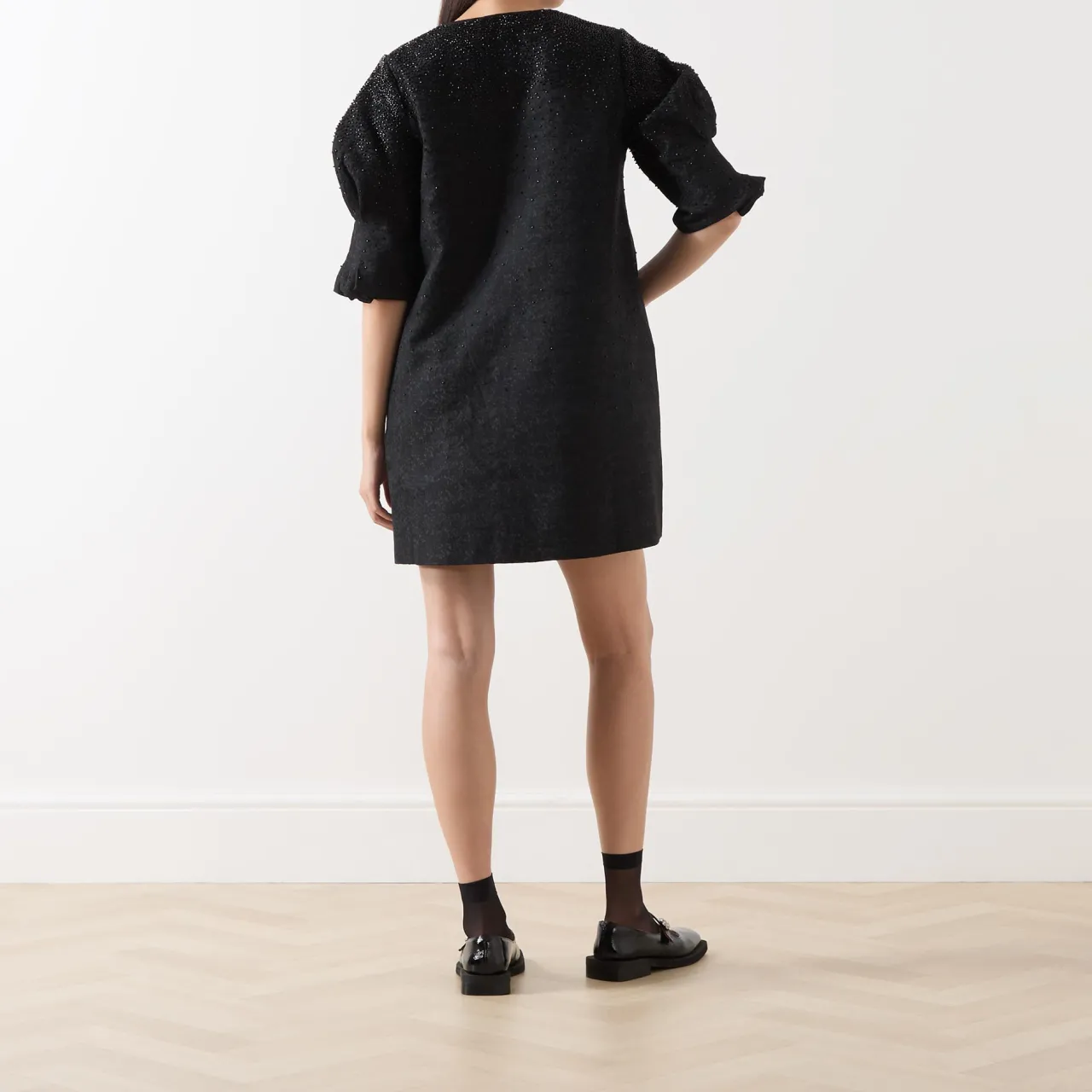 Embellished Jacquard Mini Dress Women Dresses|Mother Of The Bride