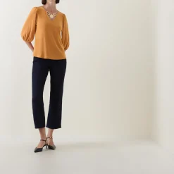 Outlet Embellished Solid Blouse Women Tops