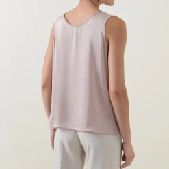 Embellished-Trim Tank Top Women Tops