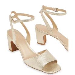 Hot Emerson Metallic Block Heels Women Heels