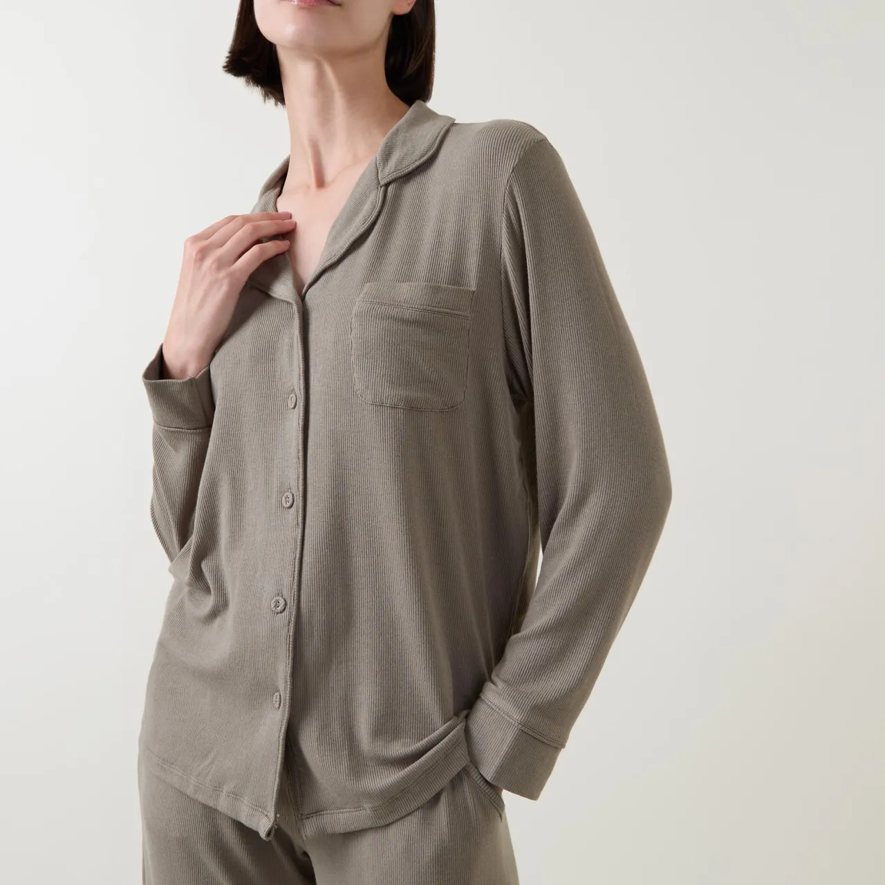 Outlet Emilia Ribbed Pyjama Set Women Sleepwear