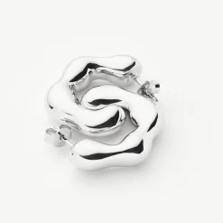 New Eny Puffy Medium Hoop Earrings Women Earrings