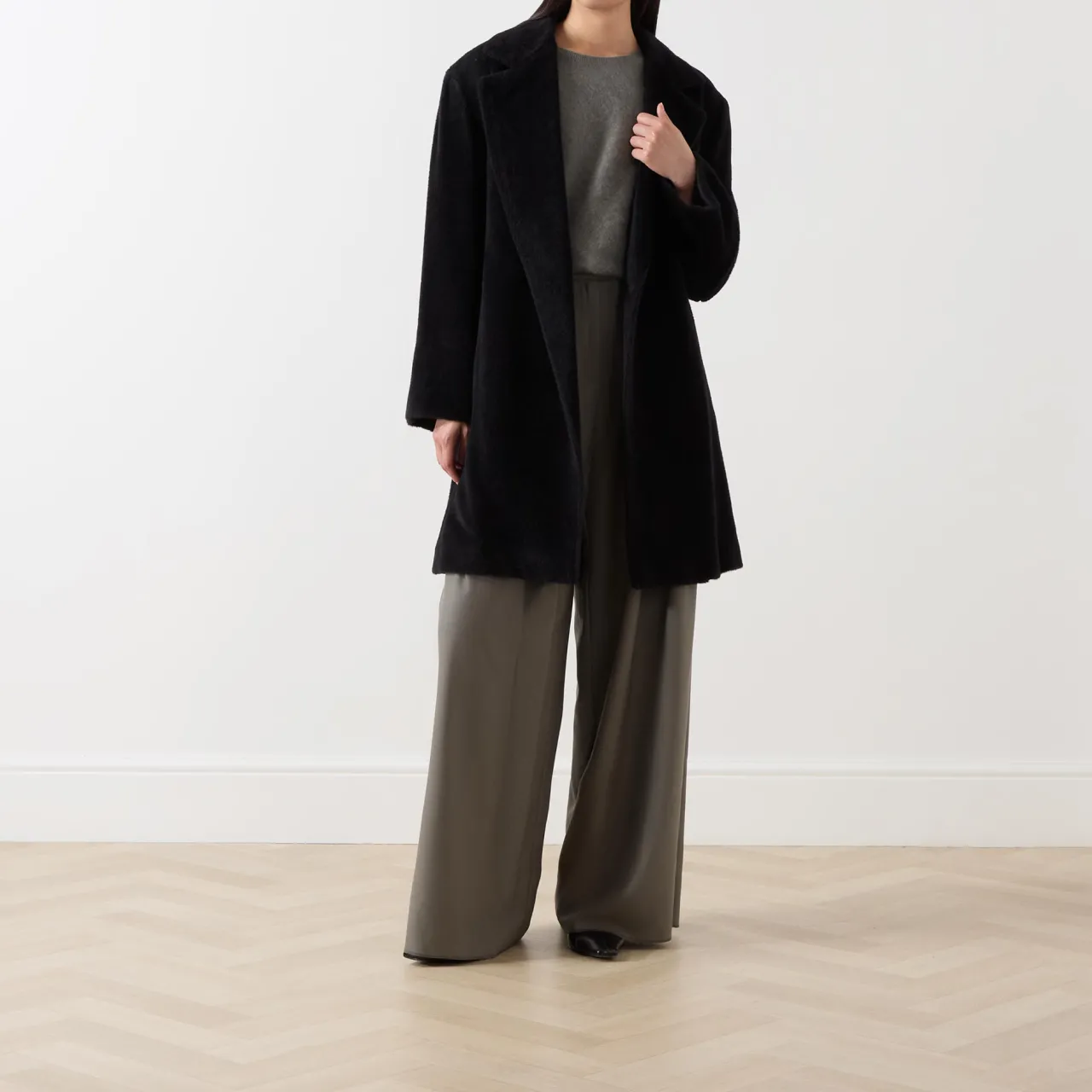 Best Eolico Belted Wrap Coat Women Coats & Jackets