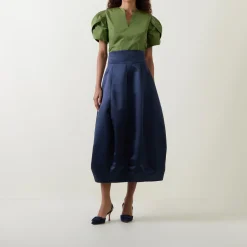 Outlet Erin High-Rise Tulip Flared Skirt Women Skirts