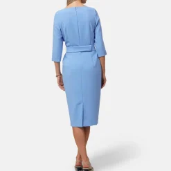 Clearance Esme Ruffle Pencil Dress Women Dresses