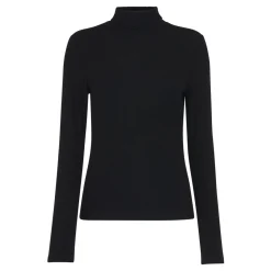 Sale Essential Ribbed Polo Neck Women Sweaters & Cardigans