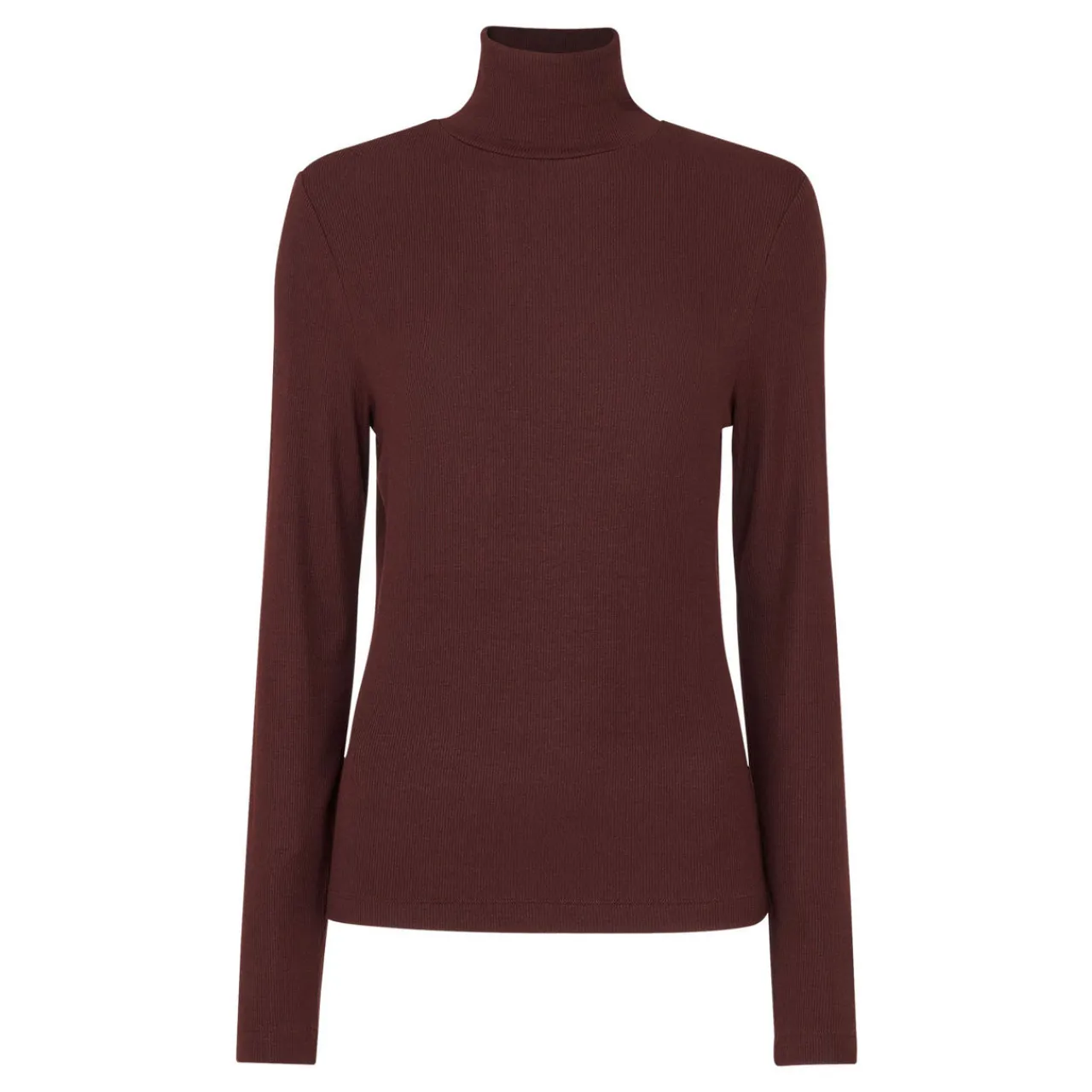 Essential Ribbed Polo Neck Women Sweaters & Cardigans