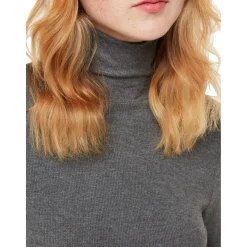 Outlet Essential Ribbed Polo Neck Women Sweaters & Cardigans