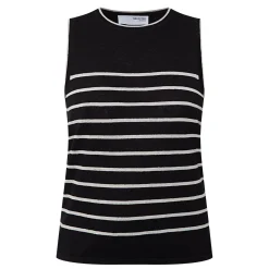 Discount Esther Striped Knit Tank Top Women Sweaters & Cardigans