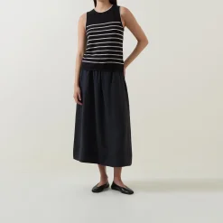 Discount Esther Striped Knit Tank Top Women Sweaters & Cardigans