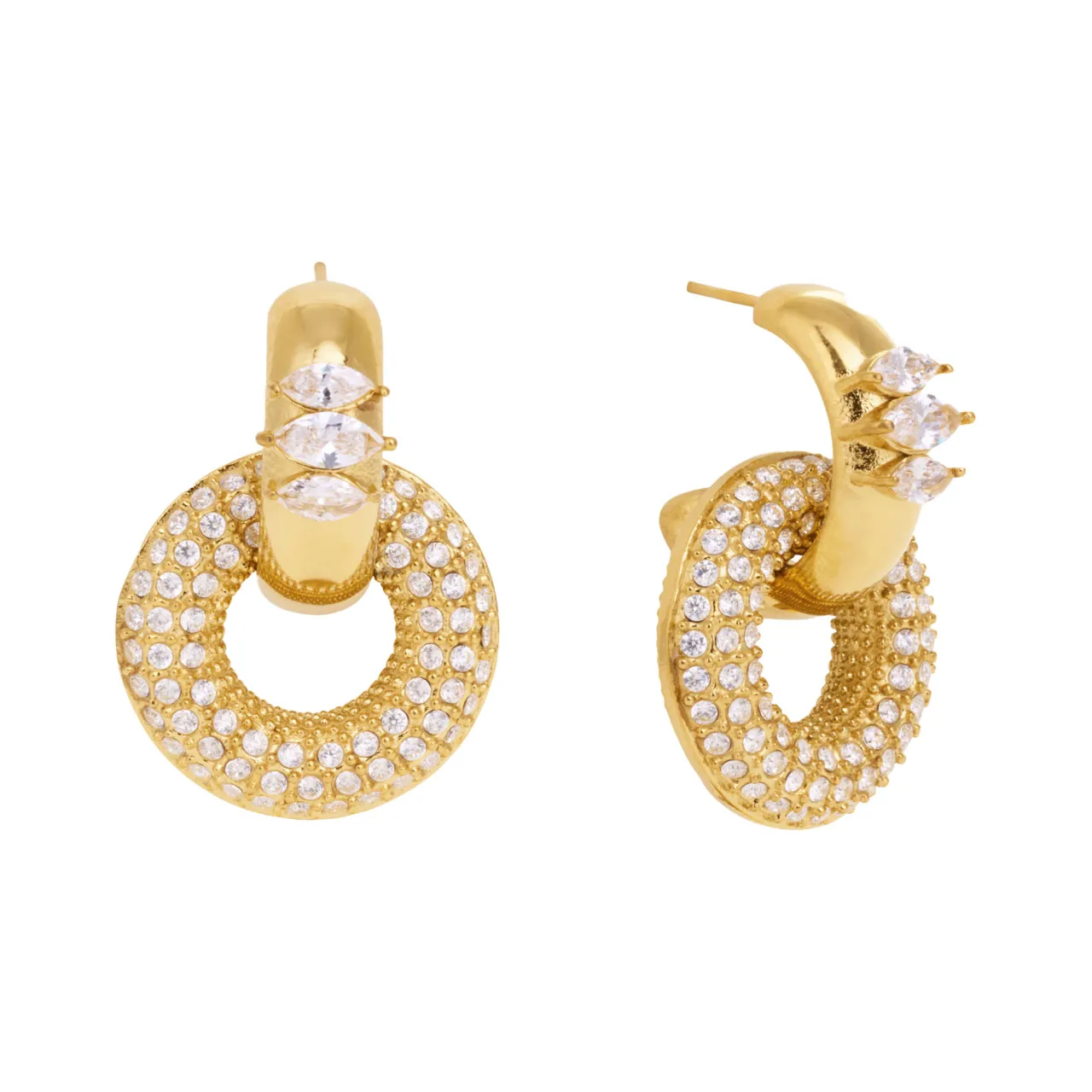 Best Eternal Two-In-One Wish Hoop Earrings Women Earrings