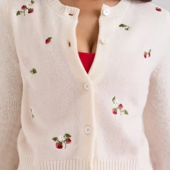Evelina Embroidered Cardigan Women Sweaters & Cardigans