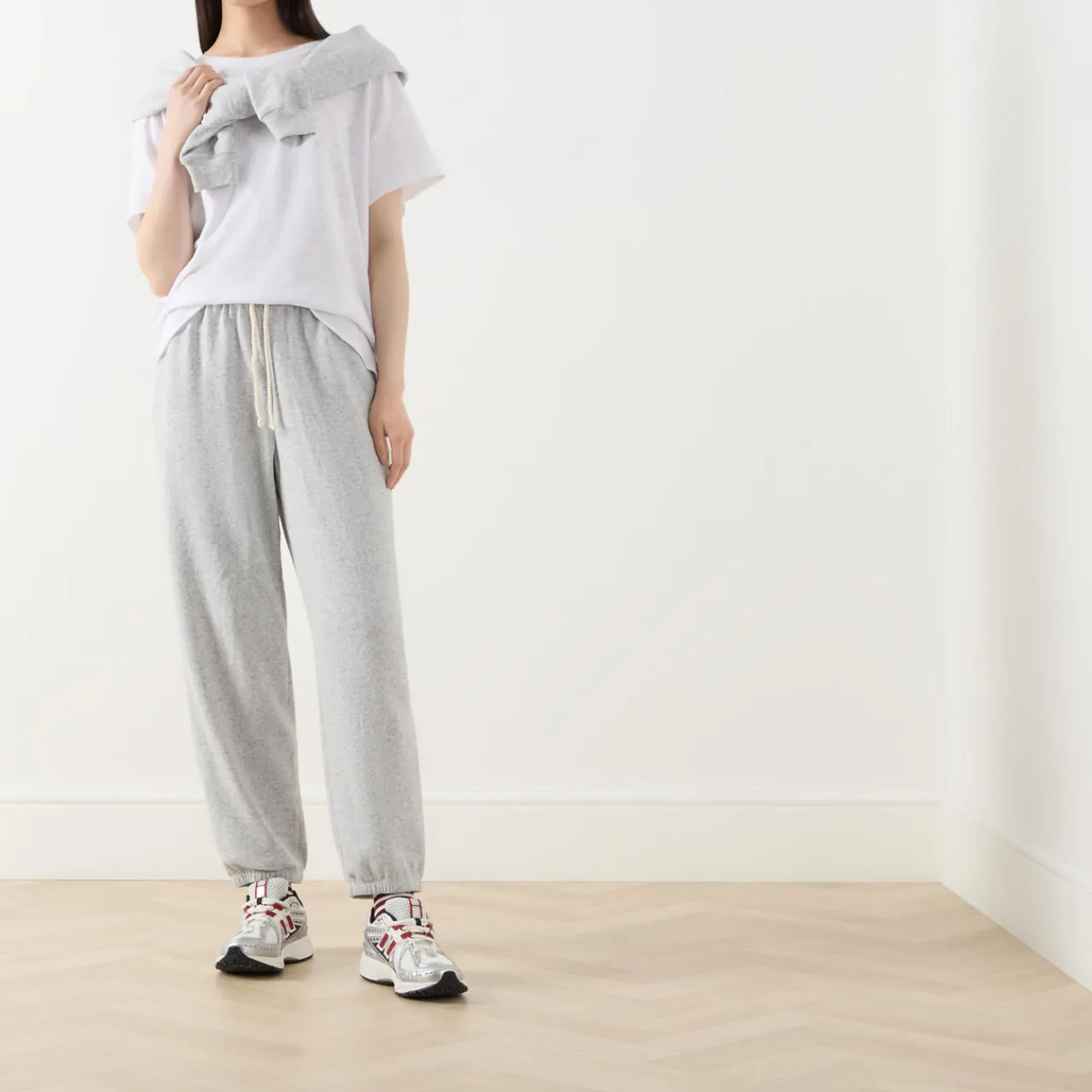 Clearance Evona Drawstring Cuffed Sweatpants Women Trousers & Shorts