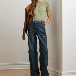 Hot Eyelah Rib Knit Top Women Sweaters & Cardigans