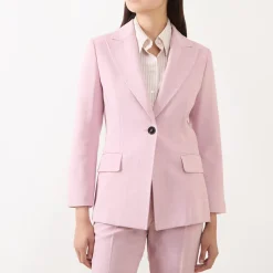 Facile Single-Breasted Blazer Women Coats & Jackets