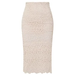 Best Falima High-Rise Crochet Skirt Women Skirts
