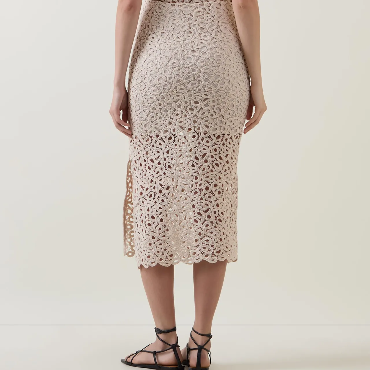 Best Falima High-Rise Crochet Skirt Women Skirts