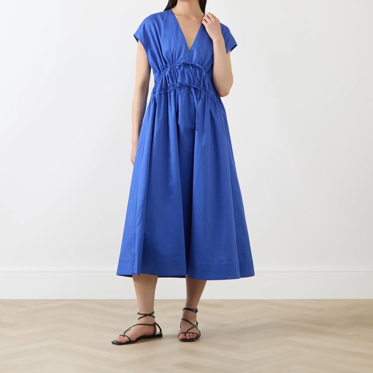 Best Fally Tie-Front Dress Women Occasion Dressing