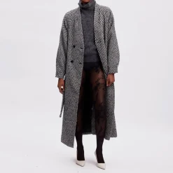 Clearance Farrena Double-Breasted Coat Women Coats & Jackets