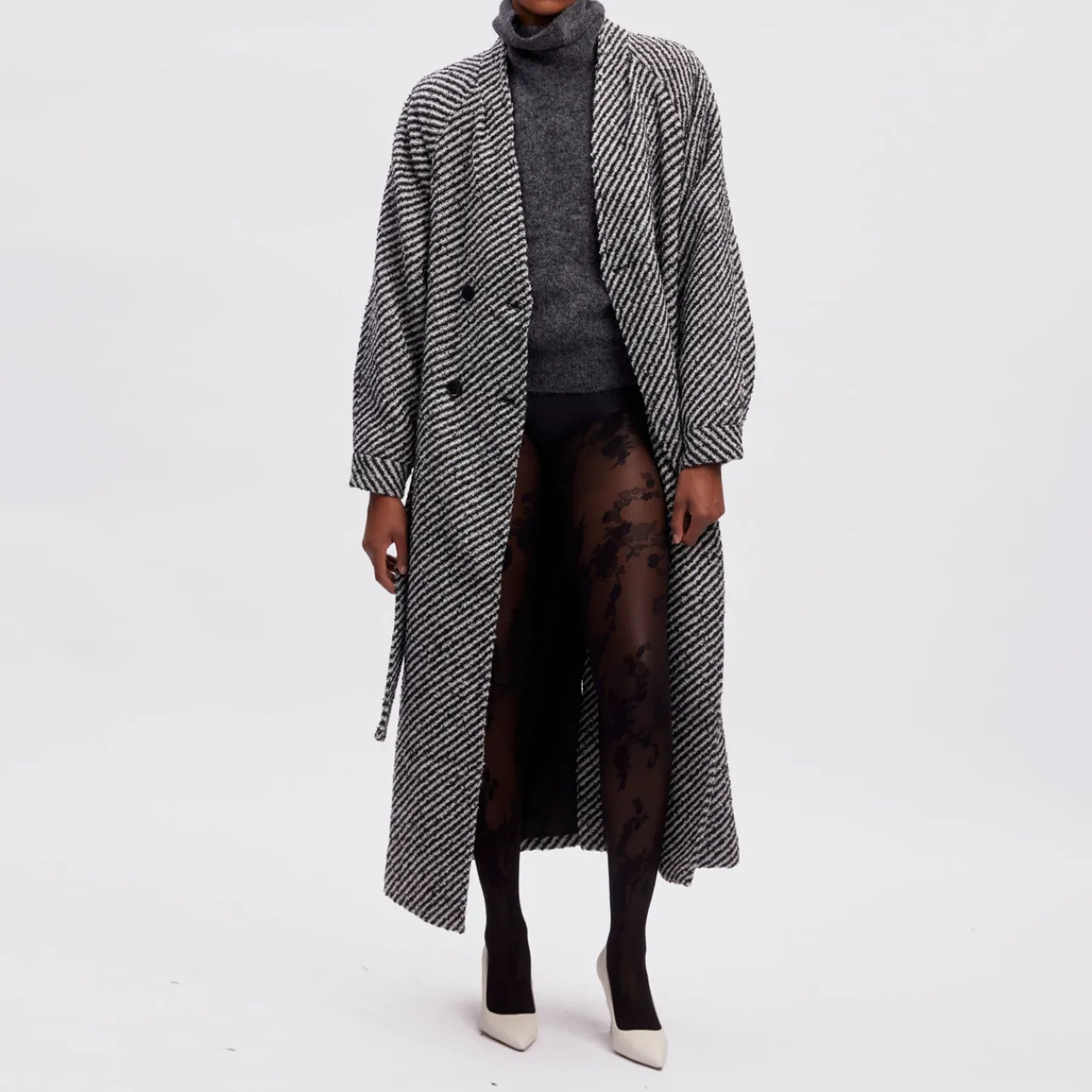Clearance Farrena Double-Breasted Coat Women Coats & Jackets