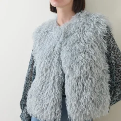 Clearance Faux Fur Gilet Women Coats & Jackets