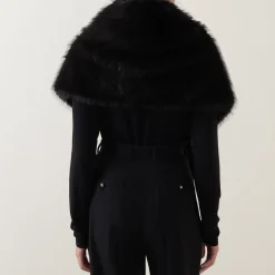 Online Faux Fur Stole Women Coats & Jackets