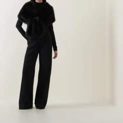 Online Faux Fur Stole Women Coats & Jackets