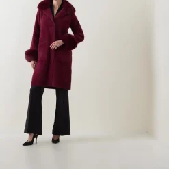 Hot Faux Fur Trim Jacket Women Coats & Jackets
